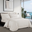 Picture of AKEMI Signature Haven Quilt Cover Set | MicroTENCEL™ Lyocell 1400TC  - Blub White  (Q/K/SK)