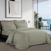 Picture of AKEMI Signature Haven Quilt Cover Set | MicroTENCEL™ Lyocell 1400TC  - Dessert Sage (Q/K/SK)