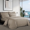 Picture of AKEMI Signature Haven Quilt Cover Set | MicroTENCEL™ Lyocell 1400TC  - Plaza Taupe (Q/K/SK)