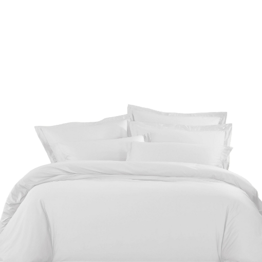 Picture of AKEMI Signature Haven Quilt Cover Set | MicroTENCEL™ Lyocell 1400TC  - Snow White (Q/K/SK)