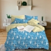 Picture of ai by AKEMI Joyvibes Collection Fitted Sheet Set 550TC  - Seabirds (SS/Q/K)