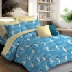 Picture of ai by AKEMI Joyvibes Collection Fitted Sheet Set 550TC  - Seabirds (SS/Q/K)