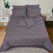 Picture of ai by AKEMI Colourkissed Collection Comforter Set | 100% MicroXT 620TC - Abinus  - Nirvana Purple (SS/Q/K)