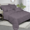 Picture of ai by AKEMI Colourkissed Collection Comforter Set | 100% MicroXT 620TC - Abinus  - Nirvana Purple (SS/Q/K)