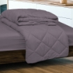 Picture of ai by AKEMI Colourkissed Collection Comforter Set | 100% MicroXT 620TC - Abinus  - Nirvana Purple (SS/Q/K)