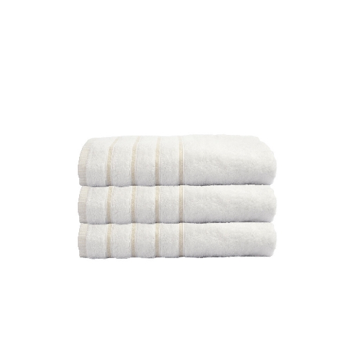 Picture of AKEMI Essentials Freshup Dry Tech Cotton  Bath Towel  - White (68cm x 138 cm)