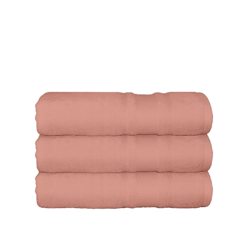 Picture of AKEMI Ultra Absorbent Airloop Cotton Bath Towel  - Nude Rose (70cmx140cm)