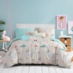 Picture of AKEMI Cotton Select Cheeky Cheeks Quilt Cover Set 850TC - Hopscotch (Super Single/ Queen/ King)