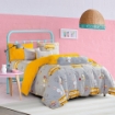 Picture of AKEMI Cotton Select Cheeky Cheeks Quilt Cover Set 850TC - School Fun (Super Single/ Queen/ King)