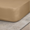 Picture of ai by AKEMI ColourJoy Collection Fitted Sheet Set | 100% MicroXT 650TC - Caramel Cafe (Super Single/Queen/King)