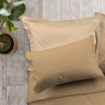 Picture of ai by AKEMI ColourJoy Collection Fitted Sheet Set | 100% MicroXT 650TC - Caramel Cafe (Super Single/Queen/King)