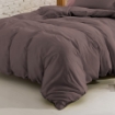 Picture of ai by AKEMI ColourJoy Collection Fitted Sheet Set | 100% MicroXT 650TC - Clay Mocha (Super Single/Queen/King)