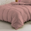 Picture of ai by AKEMI ColourJoy Collection Fitted Sheet Set | 100% MicroXT 650TC - Hush Peachy (Super Single/Queen/King)