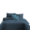 Picture of ai by AKEMI ColourJoy Collection Fitted Sheet Set | 100% MicroXT 650TC - Noir Nacy (Super Single/Queen/King)