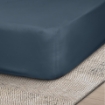 Picture of ai by AKEMI ColourJoy Collection Fitted Sheet Set | 100% MicroXT 650TC - Noir Nacy (Super Single/Queen/King)