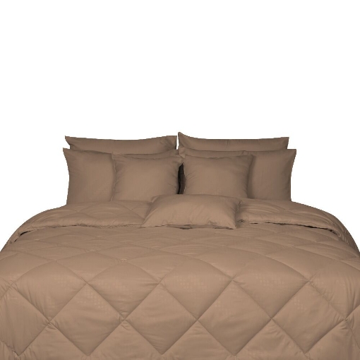 Picture of ai by AKEMI Colourkissed Collection Comforter Set | 100% MicroXT 700TC - Swift Mirage Khaki (Super Single/Queen/King)