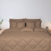 Picture of ai by AKEMI Colourkissed Collection Comforter Set | 100% MicroXT 700TC - Swift Mirage Khaki (Super Single/Queen/King)