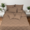 Picture of ai by AKEMI Colourkissed Collection Comforter Set | 100% MicroXT 700TC - Swift Mirage Khaki (Super Single/Queen/King)