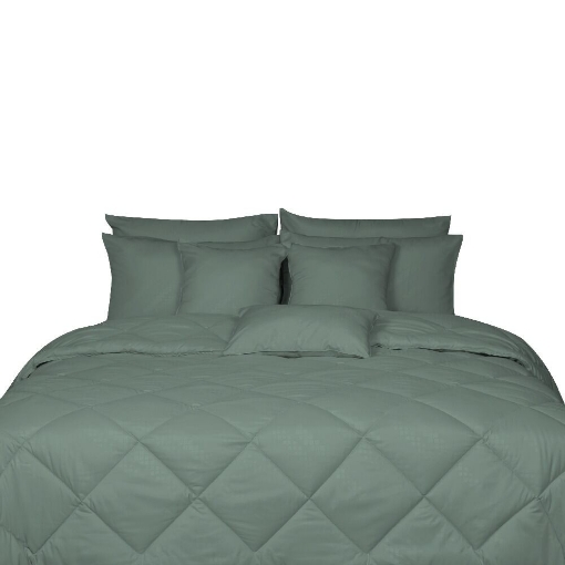 Picture of ai by AKEMI Colourkissed Collection Comforter Set | 100% MicroXT 700TC - Swift Laurel Olive (Super Single/Queen/King)