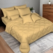 Picture of ai by AKEMI Colourkissed Collection Comforter Set | 100% MicroXT 700TC - Swift Honey Yello (Super Single/Queen/King)