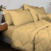 Picture of ai by AKEMI Colourkissed Collection Comforter Set | 100% MicroXT 700TC - Swift Honey Yello (Super Single/Queen/King)