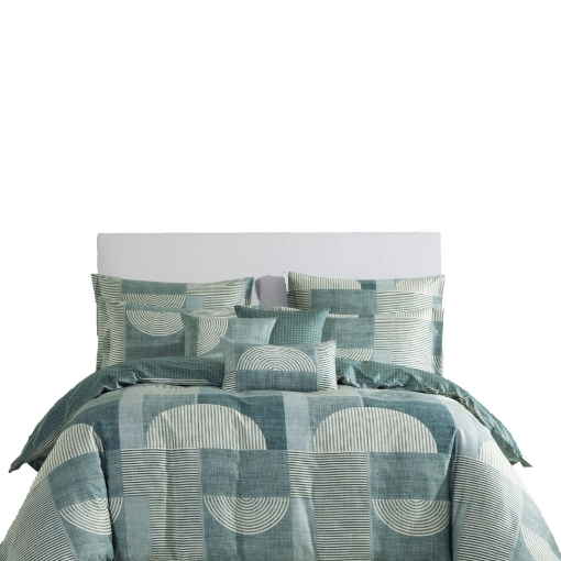 Picture of AKEMI Cotton Select Faith Fitted Sheet Set | 100% Cotton 1250TC - Daisen (Super Single / Queen / King)