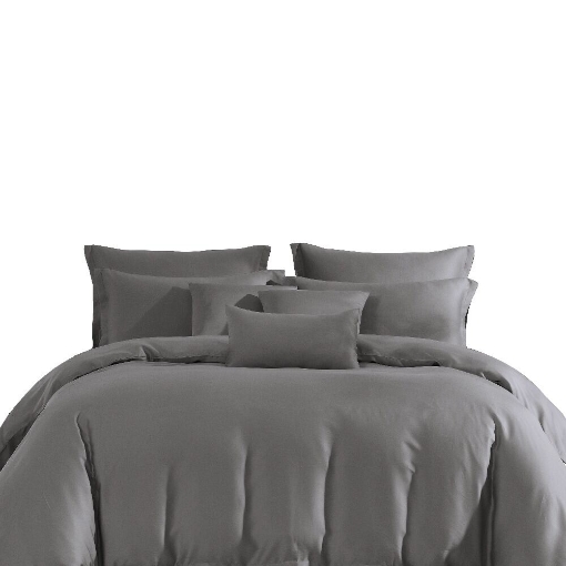 Picture of AKEMI TENCEL™ Modal Gladice Fitted Sheet Set | 100% TENCEL™ Modal 1300TC - Galaxy Gray (Super Single/ Queen/ King)