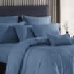 Picture of AKEMI TENCEL™ Modal Gladice Fitted Sheet Set | 100% TENCEL™ Modal 1300TC - Oceanic Blue (Super Single/ Queen/ King)