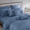 Picture of AKEMI TENCEL™ Lyocell Gladice Quilt Cover Set | 100% TENCEL™ Modal 1300TC - Oceanic Blue (Super Single/ Queen/ King)