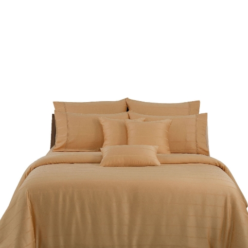 Picture of AKEMI TENCEL™ Modal Earnest Fitted Sheet Set | 100% TENCEL™ Modal 1200TC - Glow Sand (Super Single/ Queen/ King)