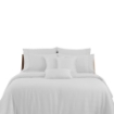 Picture of AKEMI TENCEL™ Lyocell Earnest Quilt Cover Set | 100% TENCEL™ Lyocell 1200TC - Off White (Super Single/ Queen/ King)