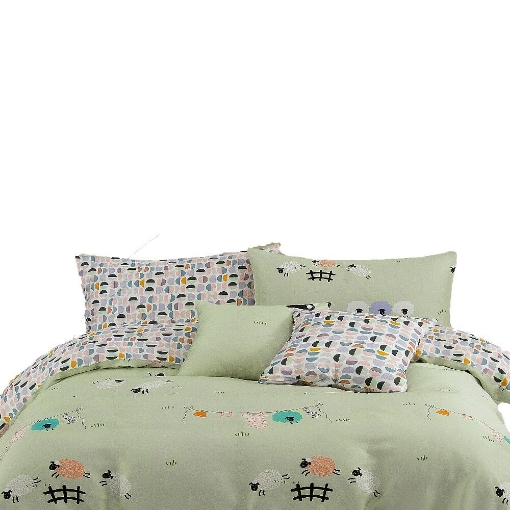 Picture of AKEMI TENCEL™ Modal Tickle Fun Quilt Cover Set | 100% TENCEL™ Modal 900TC - Whimsy Wonder (Super Single/ Queen/ King)