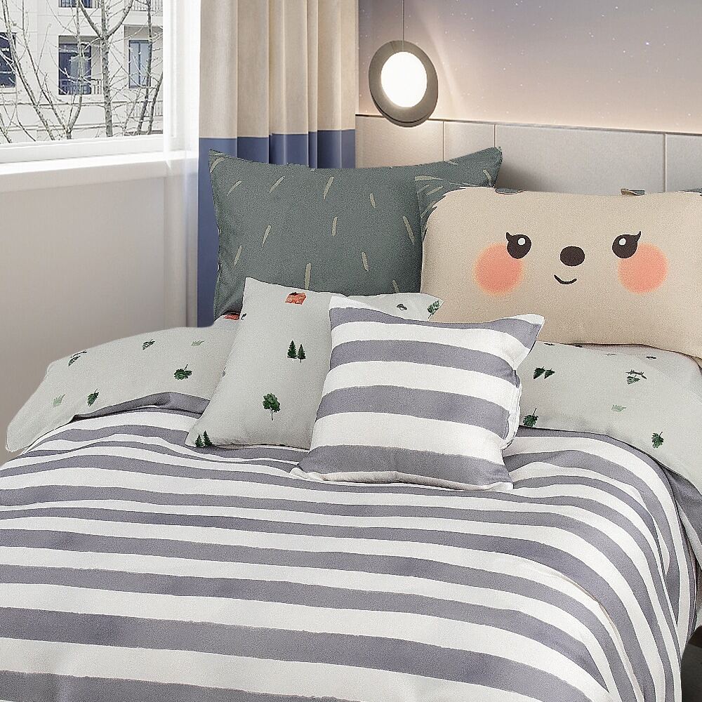 AKEMI TENCEL™ Lyocell Tickle Fun Quilt Cover Set 900TC - Iris