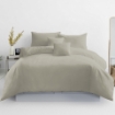 Picture of AKEMI Cotton Essentials Colour Home Divine Fitted Sheet Set 600TC - Stony Taupe (Super Single/Queen)