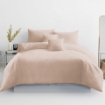 Picture of AKEMI Cotton Essentials Colour Home Divine Fitted Sheet Set 600TC - Candy Pink (Super Single/Queen)