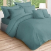 Picture of AKEMI Cotton Essentials Colour Home Divine Fitted Sheet Set 600TC - Bay Blue (Super Single/Queen)