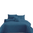 Picture of AKEMI Cotton Essentials Colour Home Divine Fitted Sheet Set 600TC - Royal Blue (Super Single/Queen)