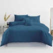 Picture of AKEMI Cotton Essentials Colour Home Divine Fitted Sheet Set 600TC - Royal Blue (Super Single/Queen)