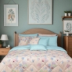 Picture of AKEMI Cotton Essentials Enclave Joy Comforter Set | 100% Cotton 650 TC - Cecyl (Super Single/ Queen/ King)