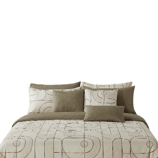 Picture of AKEMI TENCEL™ Touch Serenity Quilt Cover Set | 900TC - Helia (Super Single / Queen / King)