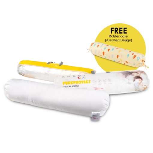 Picture of AKEMI Kids HeiQ Allergen Pureprotect Microfill Bolster (84cm x 9cm)