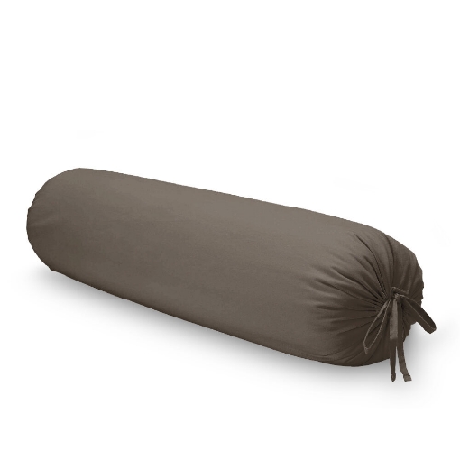 Picture of AKEMI Cotton Essentials Colour Home Divine Bolster Case 600TC - Rustic Brown (1pc)