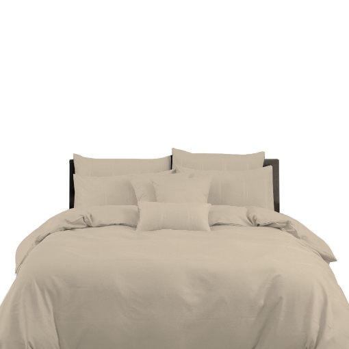 Picture of AKEMI TENCEL™ Touch Clarity Quilt Cover Set 900TC - Vanilla Cream (Super Single/ Queen/ King)