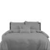 Picture of AKEMI TENCEL™ Touch Clarity Quilt Cover Set 900TC - Silver Grey (Super Single/ Queen/ King)