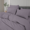 Picture of AKEMI TENCEL™ Touch Clarity Quilt Cover Set 900TC - Misty Lavender (Super Single/ Queen/ King)