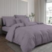 Picture of AKEMI TENCEL™ Touch Clarity Quilt Cover Set 900TC - Misty Lavender (Super Single/ Queen/ King)