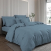 Picture of AKEMI TENCEL™ Touch Clarity Quilt Cover Set 900TC - Tranquil Blue (Super Single/ Queen/ King)