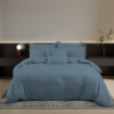 Picture of AKEMI TENCEL™ Touch Clarity Quilt Cover Set 900TC - Tranquil Blue (Super Single/ Queen/ King)