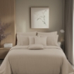 Picture of AKEMI TENCEL™ Lyocell Earnest Fitted Sheet Set 1200TC - Optim Fox Khaki (Super Single/ Queen/ King)