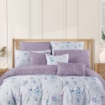 Picture of AKEMI Lyocell Flourish Quilt Cover Set 900TC - Petale (Super Single/ Queen/ King)